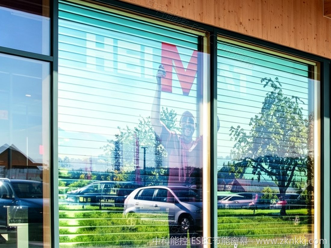 Printed see-through film · insulation and branding in one