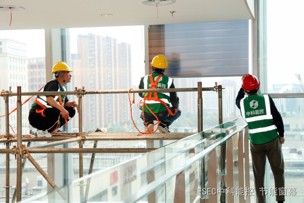 Interior track installation of the energy-saving window curtain