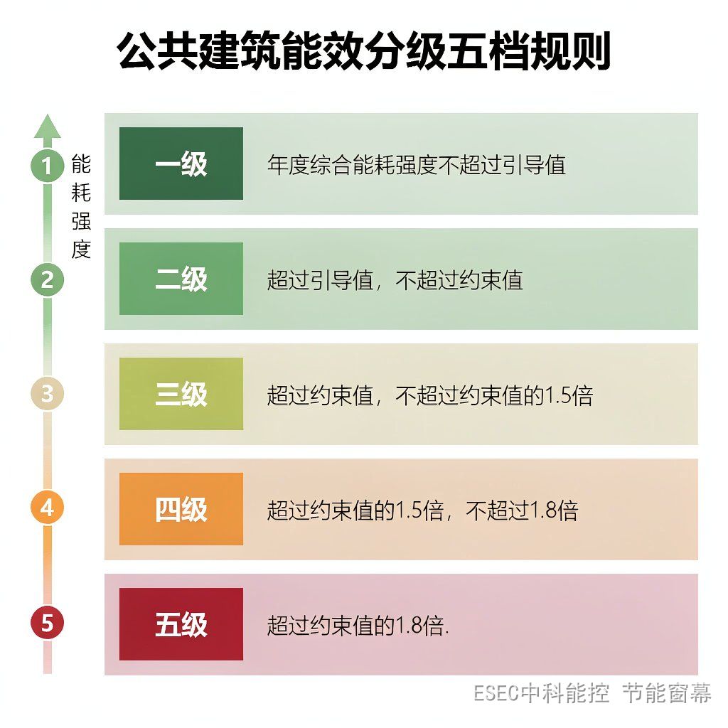 北京市公共建筑能效分级五档规则