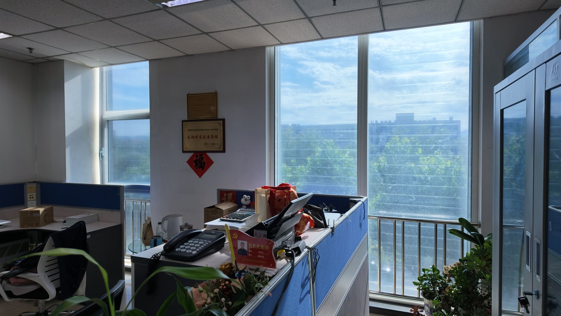神舟航天软件办公区Window Curtain实拍:透景不挡景,自然采光充足